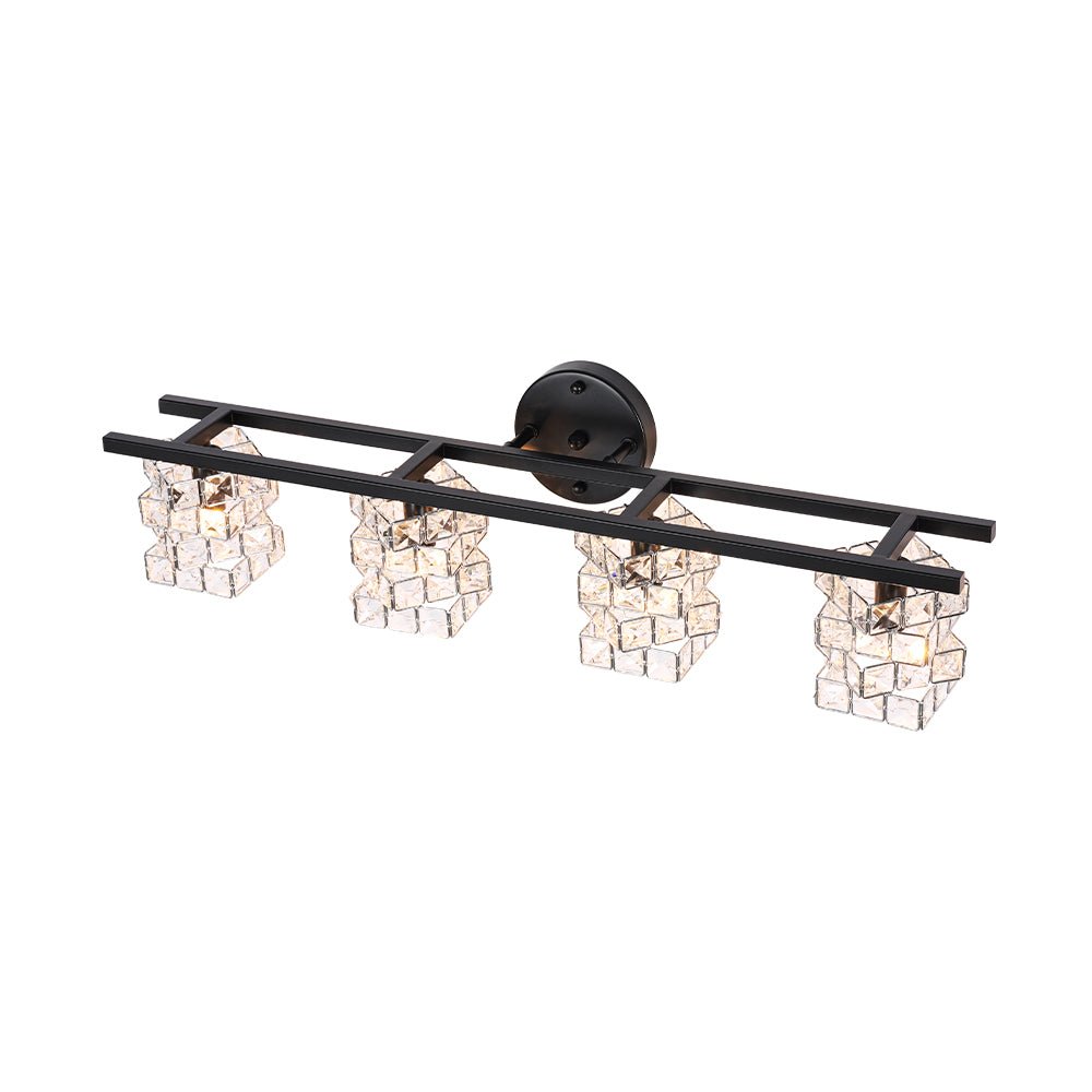 Facet Glow Crystal Vanity Wall Sconce
