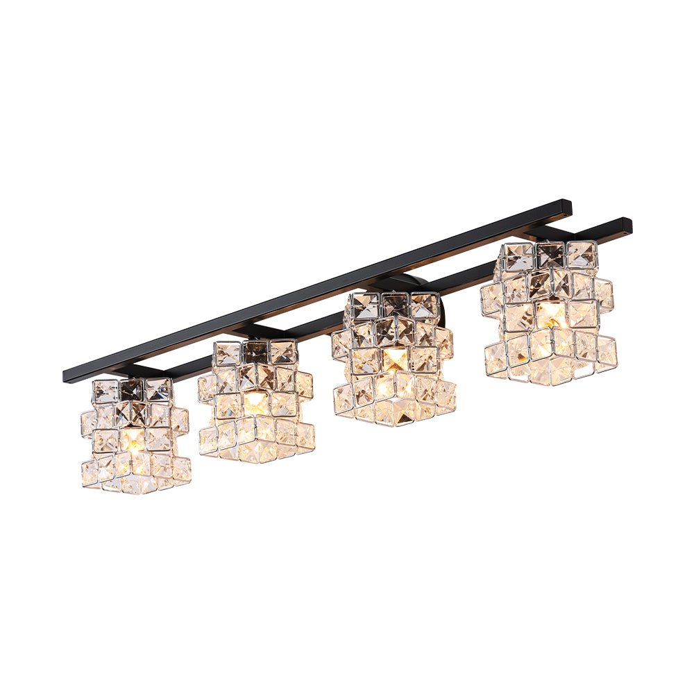 Facet Glow Crystal Vanity Wall Sconce