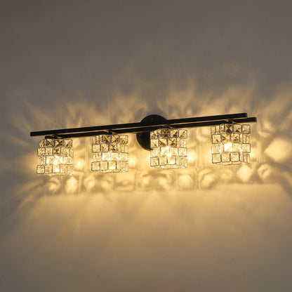 Facet Glow Crystal Vanity Wall Sconce