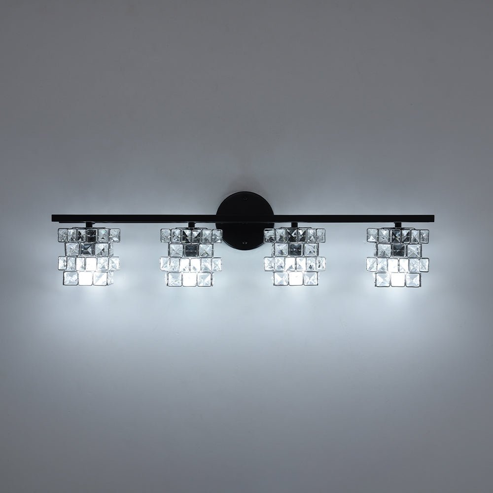 Facet Glow Crystal Vanity Wall Sconce