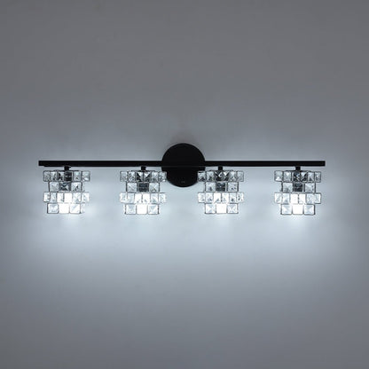 Facet Glow Crystal Vanity Wall Sconce