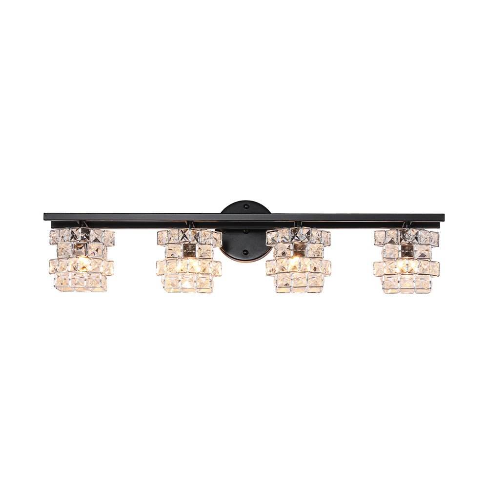 Facet Glow Crystal Vanity Wall Sconce