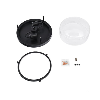 Farmhouse Round Glass Flush Mount