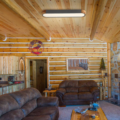 Farmhouse Wooden Dimmable LED Ceiling Light