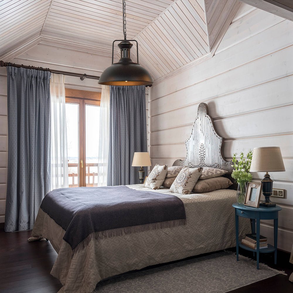 Industrial Single Dome Pendant Light