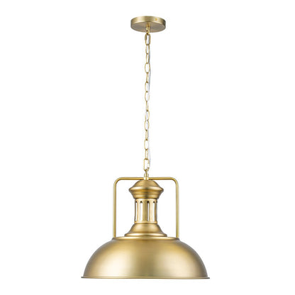 Industrial Single Dome Pendant Light