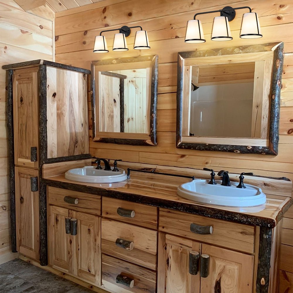 Serene Shade 3-Light Vanity Wall Sconce