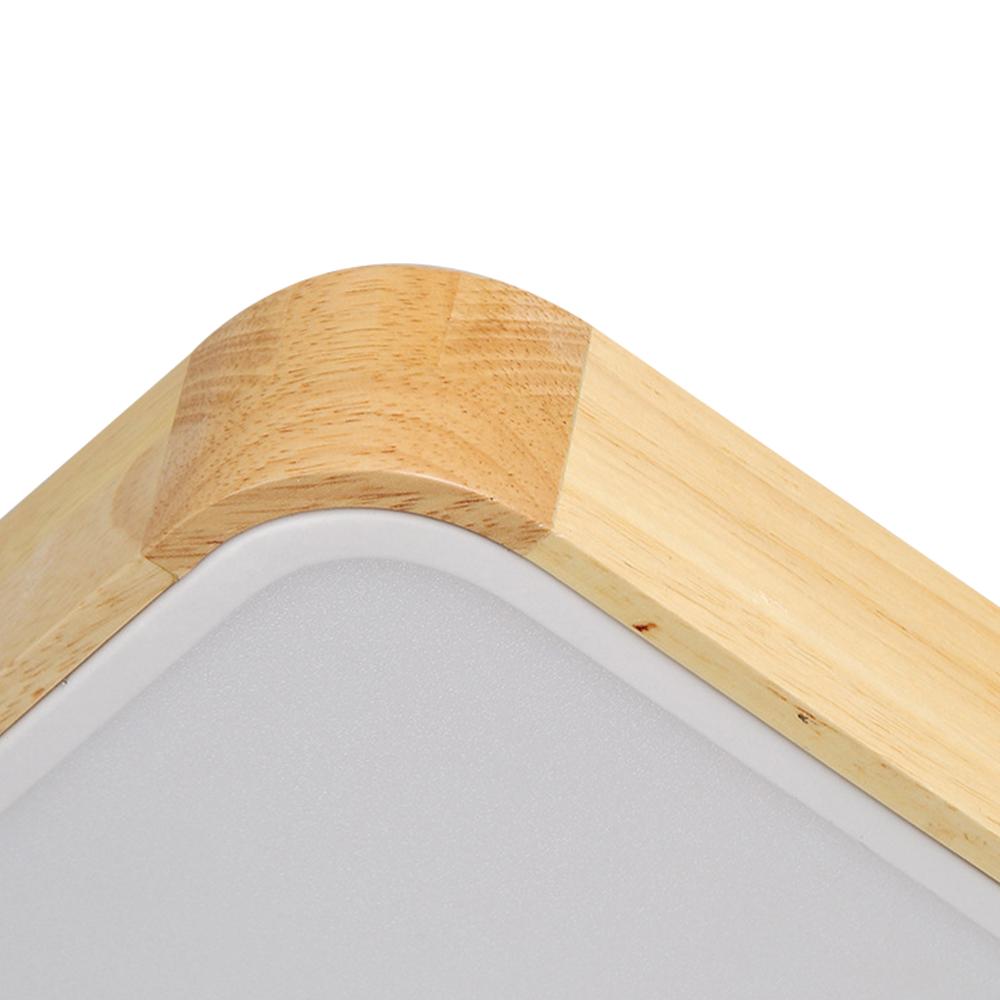 Wood Rectangle LED Ceiling Light