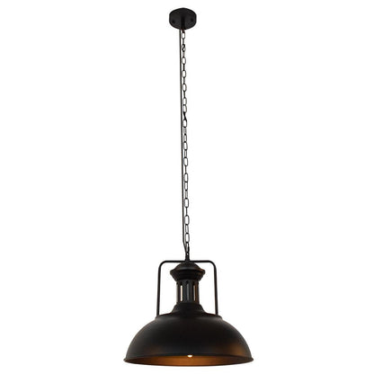 Industrial Single Dome Pendant Light