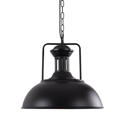 Industrial Single Dome Pendant Light