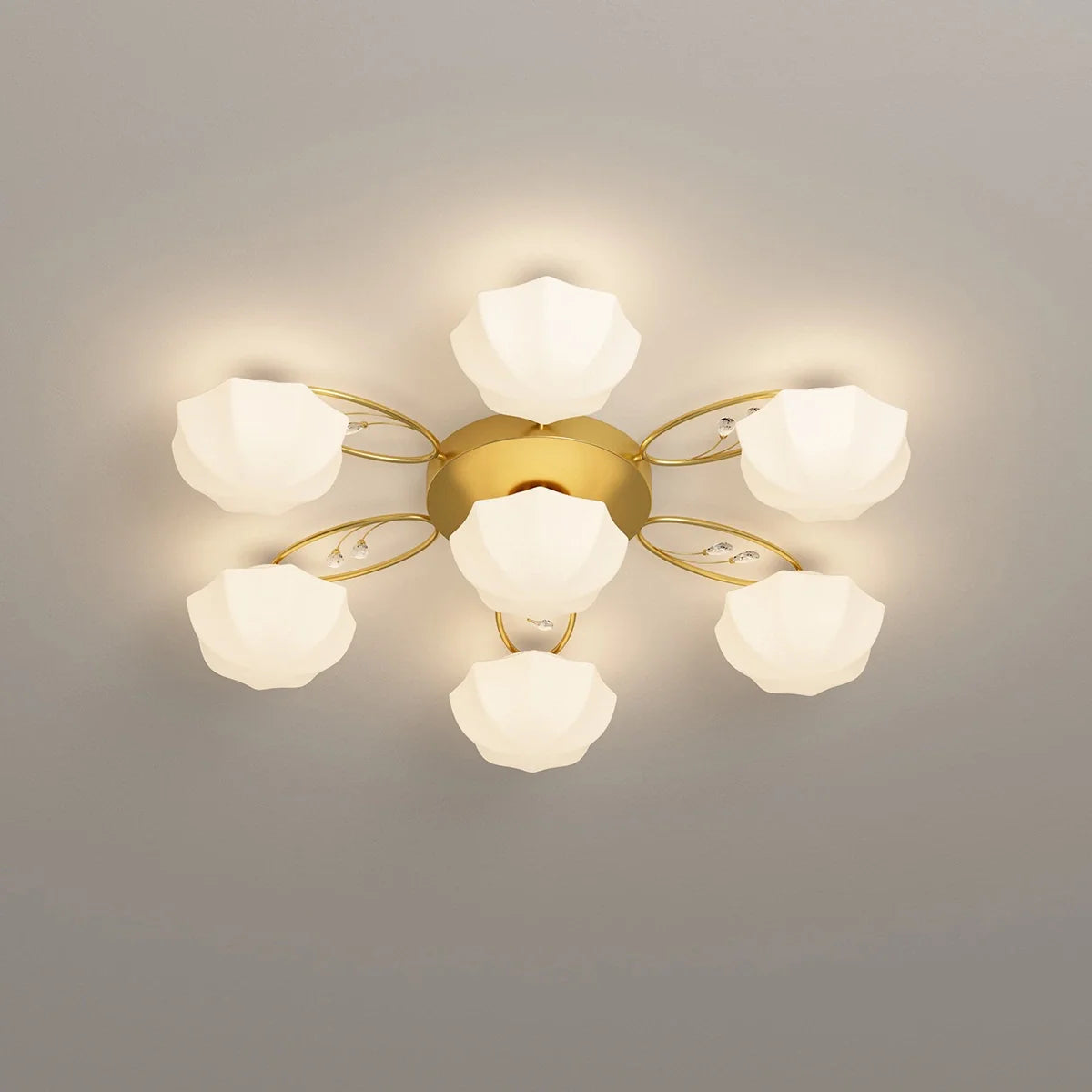 Modern Light Luxury French Bud Chandelier