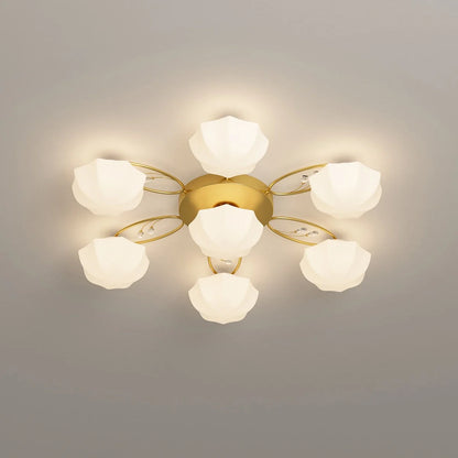 Modern Light Luxury French Bud Chandelier