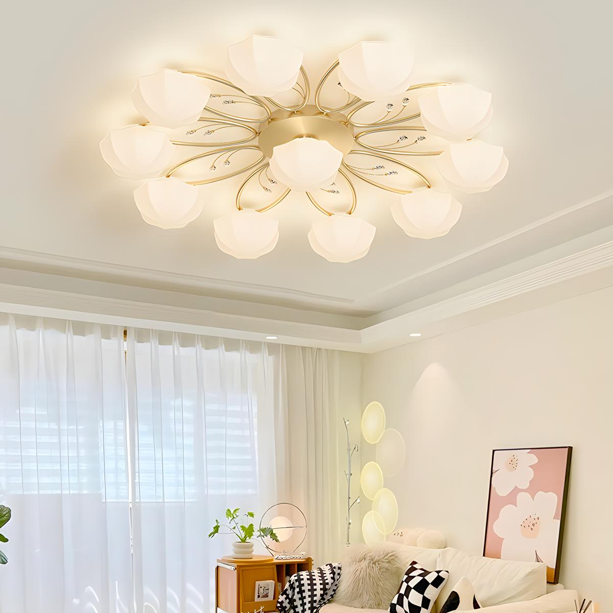 Modern Light Luxury French Bud Chandelier