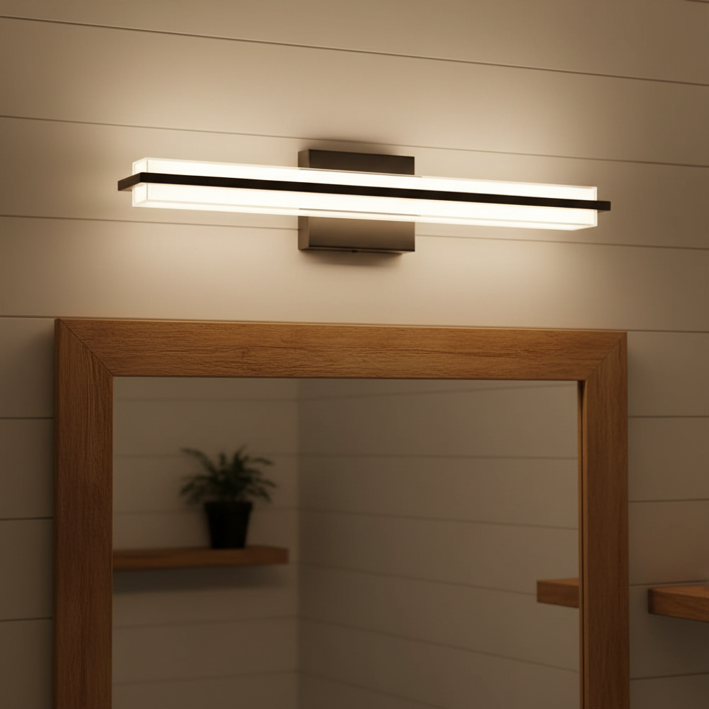 Minimalist Rectangle Dimmable LED Vanity Wall Light
