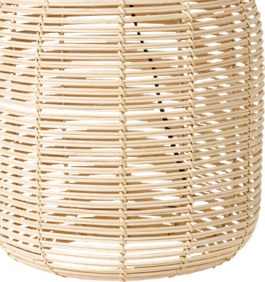 Coastal Boho Rattan Table Lamp