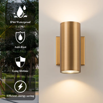 Lumen Tube LED Outdoor Wall Sconce