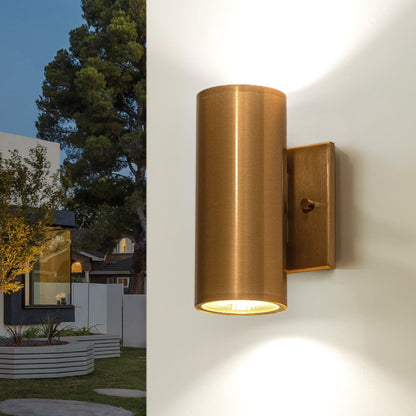 Lumen Tube LED Outdoor Wall Sconce