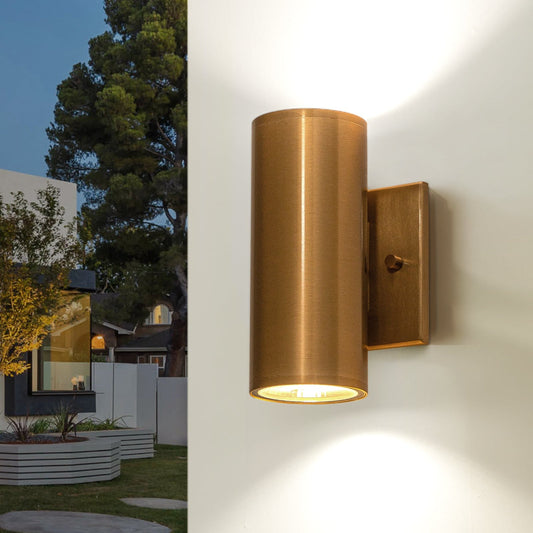 Lumen Tube LED Outdoor Wall Sconce