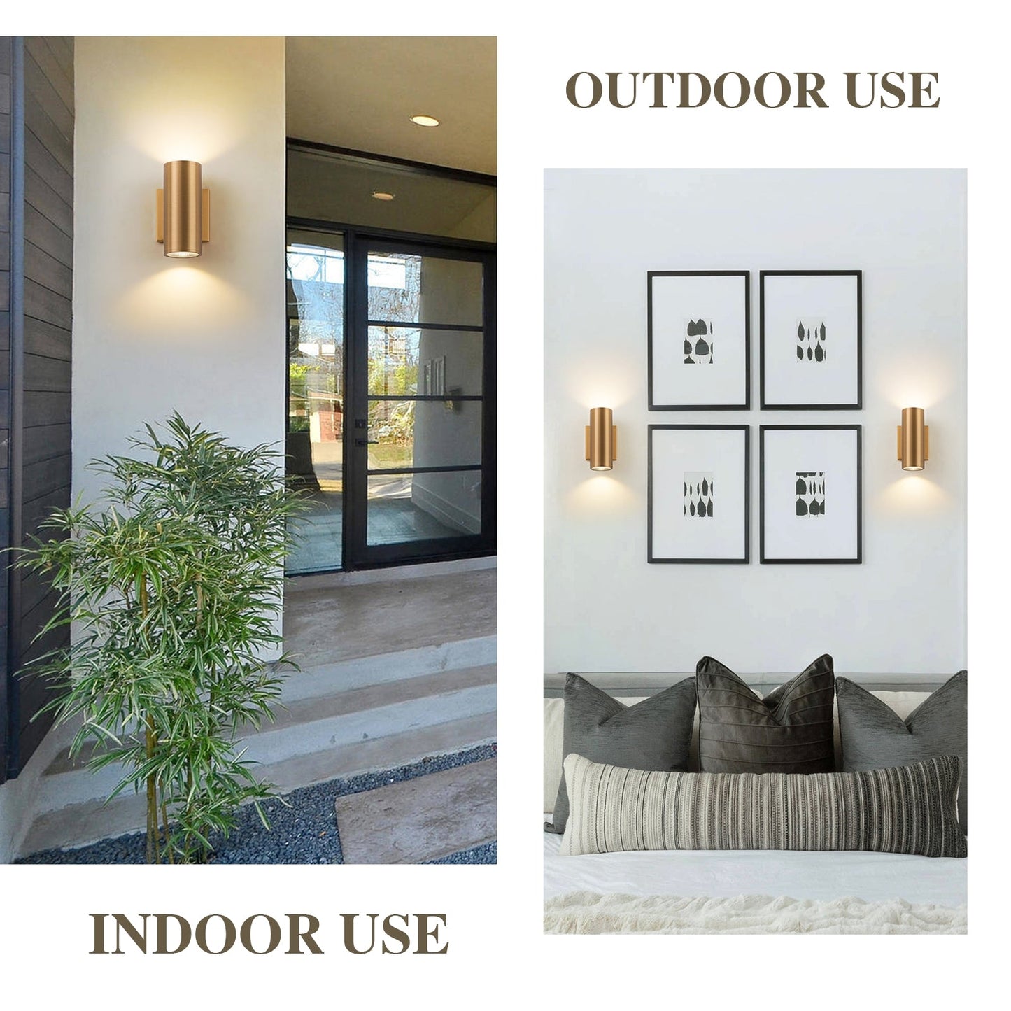Lumen Tube LED Outdoor Wall Sconce