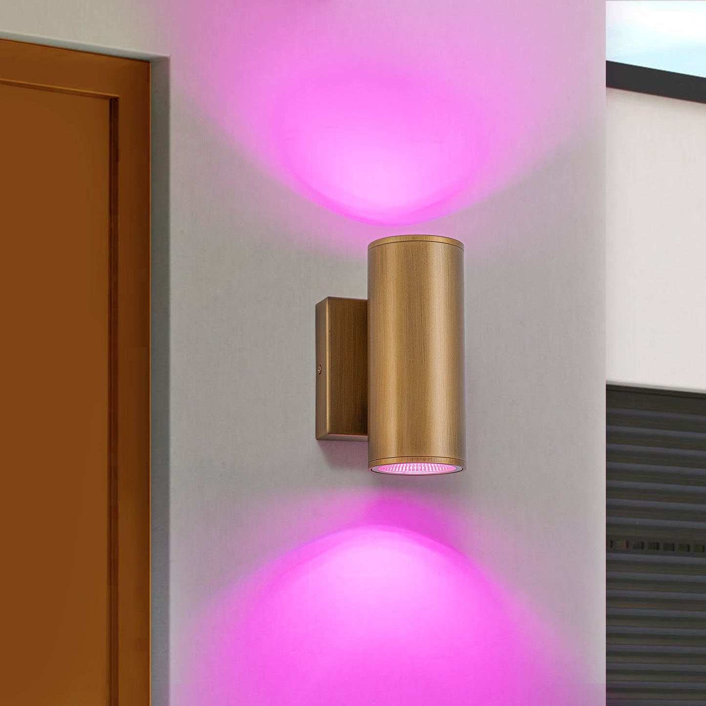 Lumen Tube LED Outdoor Wall Sconce