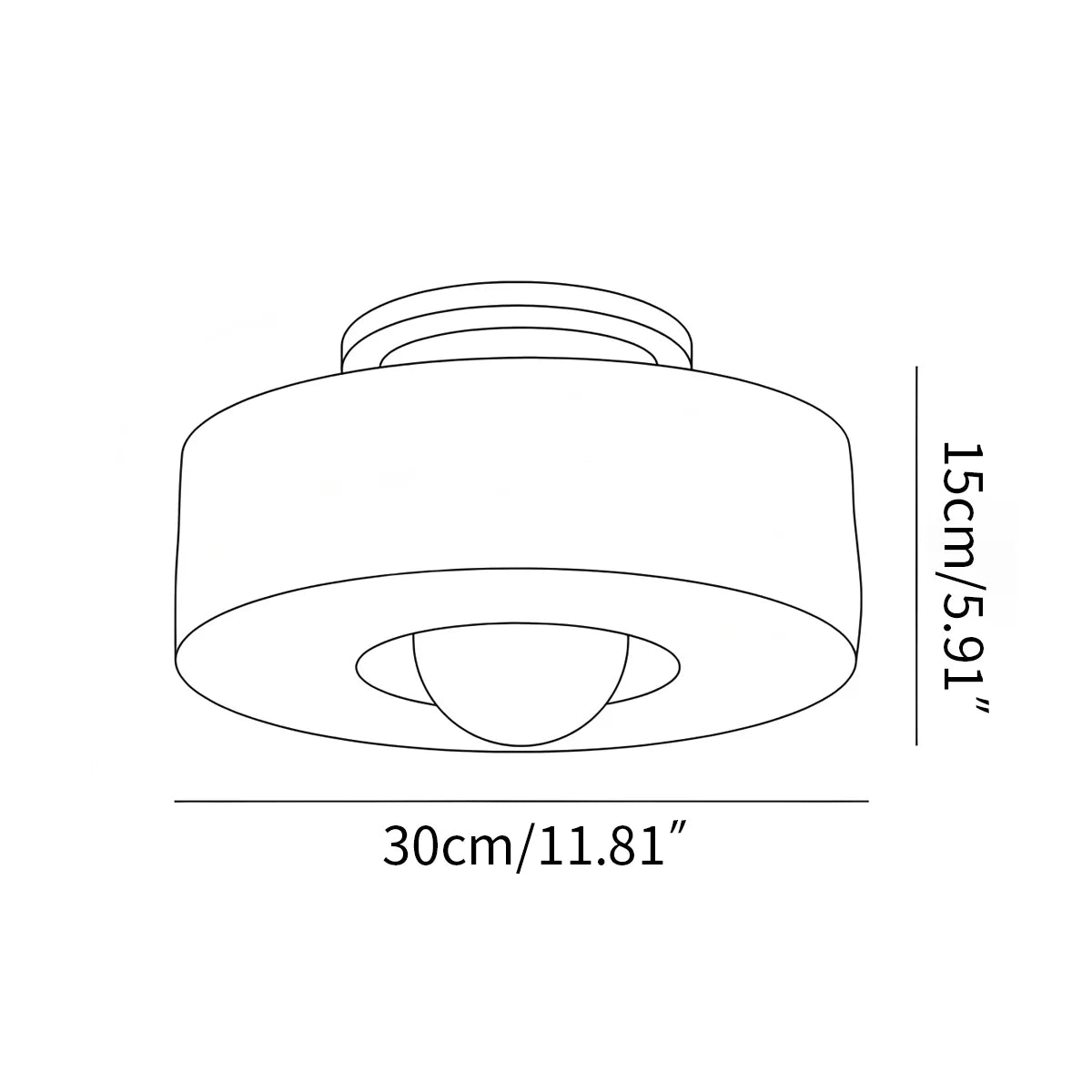 Modern Simple Entrance Ceiling Lamp