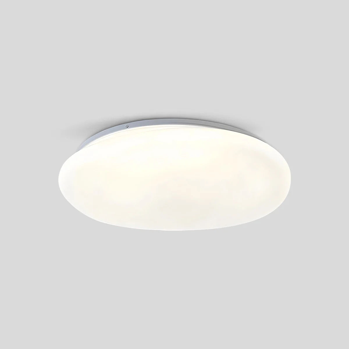 Modern White Marble Shaped Ceiling Lamp