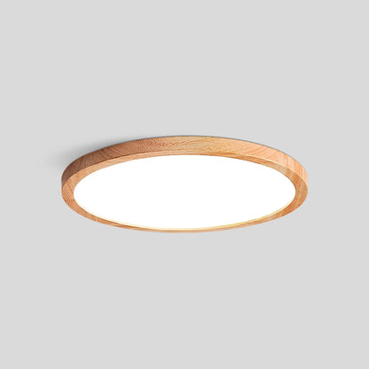 Modern Wooden Bedroom Ceiling Lamp