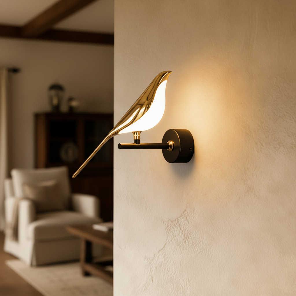 BirdLight Decorative Wall Sconce – Modern Artistic Wall Lamp