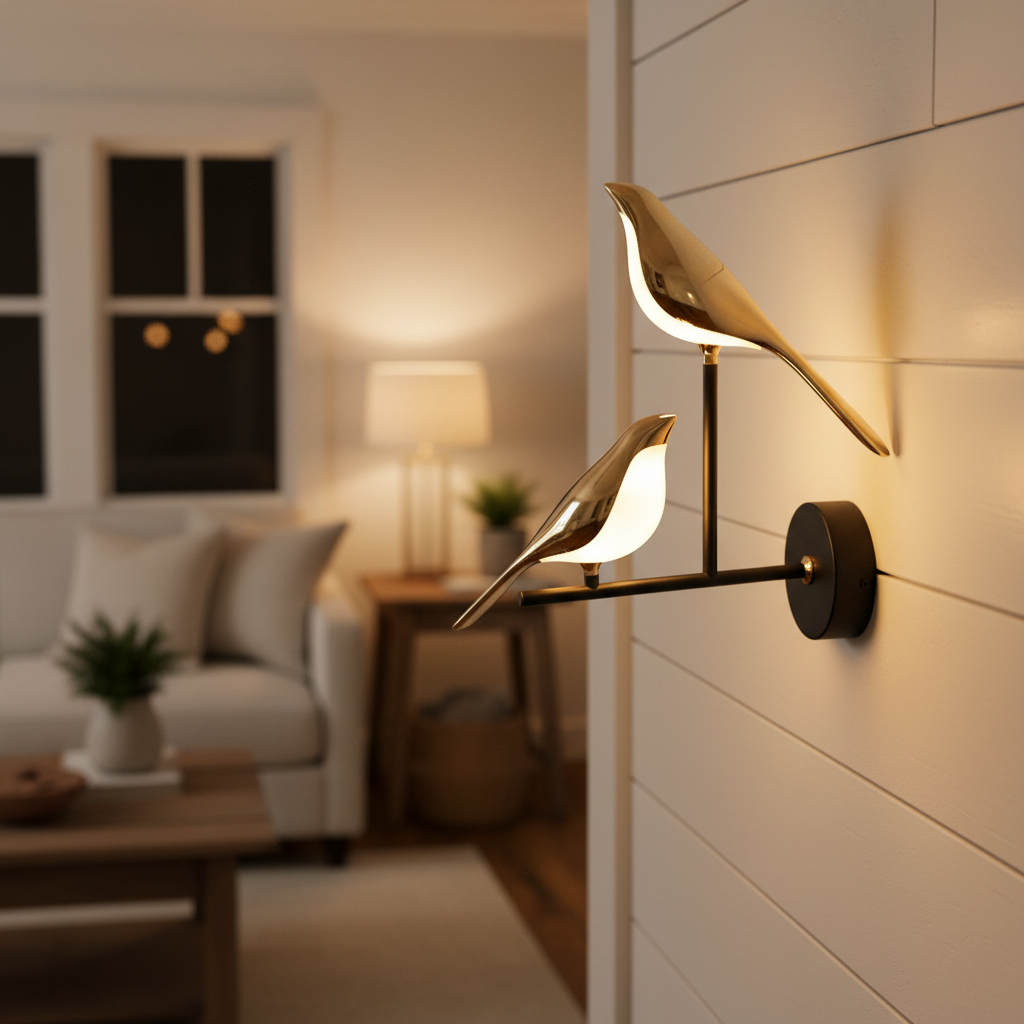 BirdLight Decorative Wall Sconce – Modern Artistic Wall Lamp